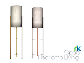 Sims 4 — Nikadema Opalo Living Floorlamp by nikadema — A modern floorlamp made in two suitable colors. Enjoy!