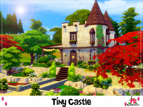 Sims 4 — Tiny Castle - Nocc by sharon337 — Tier 3 - Small Home 40 x 30 lot. Value $134,291 It has: 1 Kitchen 1 Living