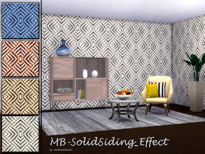Sims 4 — MB-SolidSiding_Effect by matomibotaki — MB-SolidSiding_Effect, rought patterned siding, comes in 4 color shades
