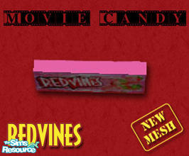 Sims 2 — Movie Candy - Redvines Pink by elmazzz — 