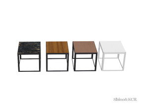 Sims 4 — Living Cologne 20 - Side Table  by ShinoKCR — Furniture Set inspired by the Furniture Fair at Cologne 2020