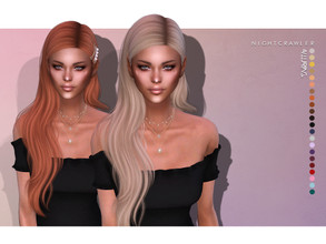 Sims 4 — Nightcrawler-Alluring (SET) by Nightcrawler_Sims — NEW HAIR MESH T/E Smooth bone assignment All lods 22colors