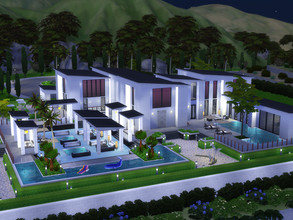 Sims 4 — HOUSELONGLAN by pangpangza147 — LONGLANGHOUSE area 64X64 bedroom 3 bathroom 5 NO.CC I hope you like them.