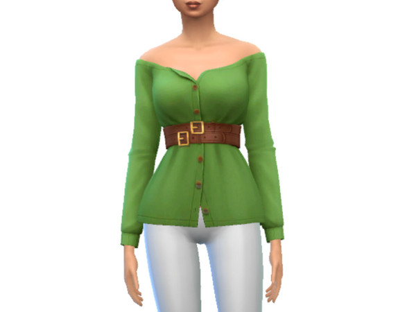 Sims 4 — Realm of Magic Shirt by ladyfancyfeast — Realm of Magic shirt without gloves, comes in 18 colors. This is just a