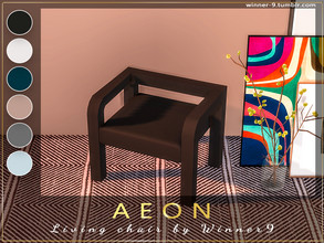 Sims 4 — Aeon Living chair by Winner9 — Living chair from my office set Aeon, you can find it easy in your game by typing