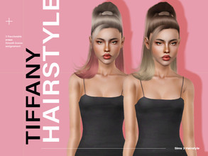Sims 3 — LeahLillith Tiffany Hairstyle by Leah_Lillith — Tiffany Hairstyle All LODs Smooth Bones Custom CAS thumbnail