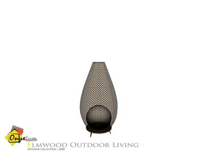 Sims 4 — Elmwood Floor Lamp by Onyxium — Onyxium@TSR Design Workshop Outdoor And Garden Collection | Belong To The 2020
