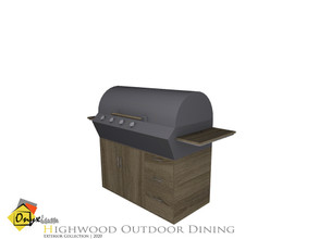 Sims 4 — Highwood BBQ Grill by Onyxium — Onyxium@TSR Design Workshop Outdoor And Garden Collection | Belong To The 2020