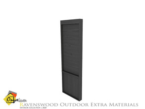 Sims 4 — Ravenswood Exterior Divider with Closed Panel by Onyxium — Onyxium@TSR Design Workshop Outdoor And Garden