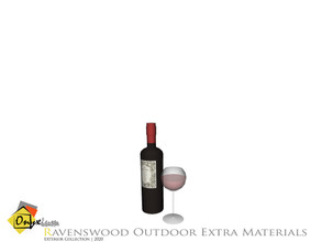 Sims 4 — Ravenswood Wine And Goblet by Onyxium — Onyxium@TSR Design Workshop Outdoor And Garden Collection | Belong To