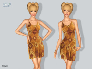 Sims 3 — Sundress V-003 by pizazz — Add some fun to your summer with this nice sundress base game my mesh