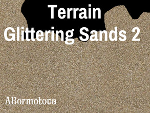 Sims 4 — Terrain Glittering Sands 2 by abormotova2 — Terrain set of glittering sands for Sim beaches, and private ponds.