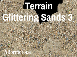 Sims 4 — Terrain Glittering Sands 3 by abormotova2 — Terrain set of glittering sands for Sim beaches, and private ponds.