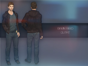 Sims 4 — Detroit: Become Human - Gavin Reed Outfit by PlayersWonderland — _HQ _Custom thumbnail _All LOD's