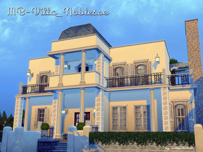 Sims 4 — MB-Villa_Noblesse by matomibotaki — Elegant and chic little villa with lot of space and lovely ambience and with