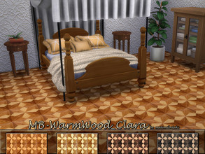 Sims 4 — MB-WarmWood_Clara by matomibotaki — MB-WarmWood_Clara, elegant inlaid work wooden floor , comes in 4 different
