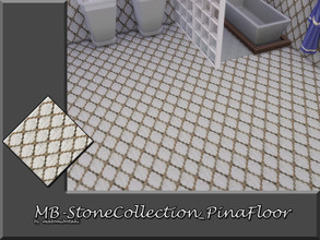 Sims 4 — MB-StoneCollection_PinaFloor by matomibotaki — MB-StoneCollection_PinaFloor, lovely tile floor with custom