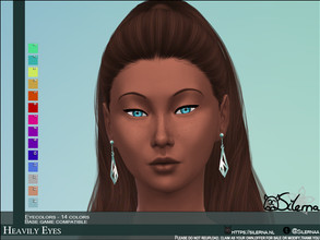 Sims 4 — Heavily Eyes by Silerna — Beautiful heaven like eyes in 14 different colors. They are not extra colors for eyes