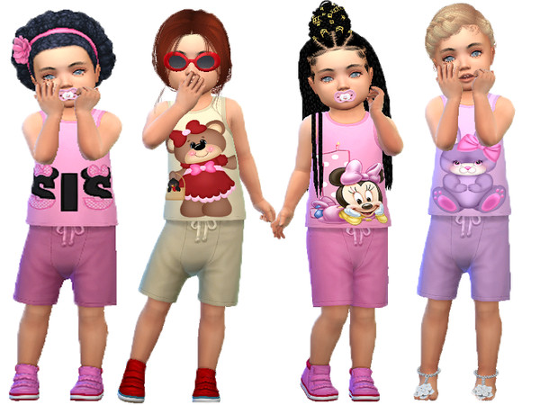 Sims 4 — Girly summer set - Toddlers SP needed by Neladies — summer set for toddler girls Toddlers SP needed