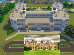 Sims 4 — Audley End House by NewBee123 — Audley End House Lot Size: 64x64 Bedrooms: 9+ Bathrooms: 9+ Price: $1,909,058