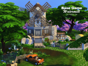 Sims 4 — Base Game ~ Watermill by VirtualFairytales — The birds come back from their long journey, the air is fresh and