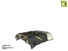 Sims 4 — Kiester Bed Blanket by ArtVitalex — - Kiester Bed Blanket - ArtVitalex@TSR, Mar 2020