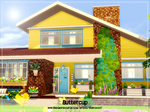 Sims 4 — Buttercup - Nocc by sharon337 — 30 x 20 lot. Value $115,227 2 Bedroom 1 Bathroom . This house contains No Custom