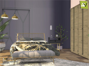 Sims 4 — Kiester Bedroom by ArtVitalex — - Kiester Bedroom - ArtVitalex@TSR, Mar 2020 - All objects three has a different