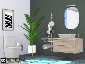 Sims 4 — Ruthenium Bathroom Decorations by wondymoon — Ruthenium Bathroom decorations! Have fun! - Set Contains * Tooth