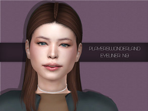 Sims 4 — Eyeliner N9 by PlayersWonderland — _Handdrawn _1 Swatch _Csutom thumbnail