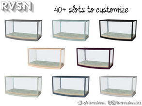Sims 4 — Sofishticated DIY Mini Aquarium by RAVASHEEN — The Sofishticated DIY Mini Aquarium is an ideal starter fish tank