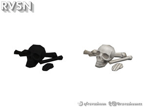 Sims 4 — Sofishticated Fish Tank - Skull and Bones by RAVASHEEN — Part of the Sofishticated Tank series, this
