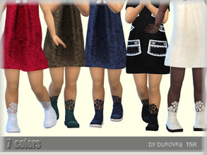 Sims 4 — Summer Boots  by bukovka — Summer boots for girls toddler. Installed independently. Suitable for the base game.