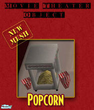 Sims 2 — Movie Theater Set - Popcorn by elmazzz — This is decorative Popcorn machine. Created by Cazkiwi@MTS2 who was