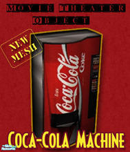 Sims 2 — Movie Theater Set - Coca-Cola Machine by elmazzz — This is an animated Coca-Cola vending machine that vends a