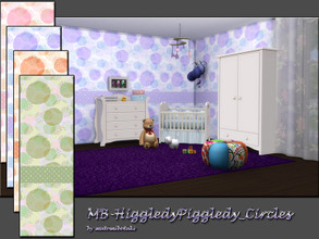 Sims 4 — MB-HiggledyPiggledy_Circles by matomibotaki — MB-HiggledyPiggledy_Circles, lovely wallpaper for your little