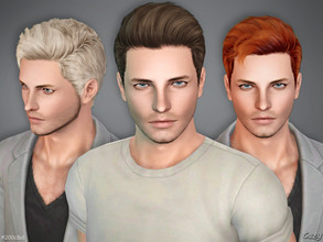 Sims 3 — #200C&D Male Hairstyles - Sims 3 by Cazy — Hairstyle set including C and D versions of #200 for Teen, Young