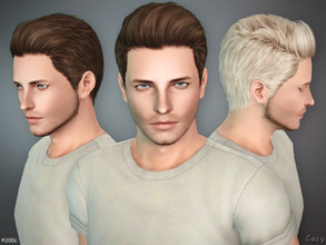 Sims 3 — #200C - Male Hairstyle by Cazy — Hairstyle C variant of #200 for Teen, Young Adult, Adult and Elder Males