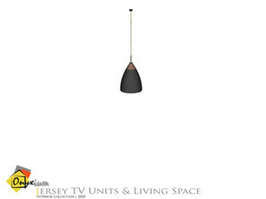Sims 4 — Jersey Ceiling Lamp Short by Onyxium — Onyxium@TSR Design Workshop Living Room Collection | Belong To The 2020