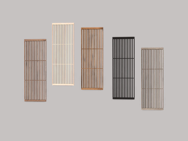 Sims 4 — Bathroom Angi Decor - Wall Panel ( Low Wall ) by ung999 — Bathroom Angi Decor - Wall Panel ( Low Wall ) Color