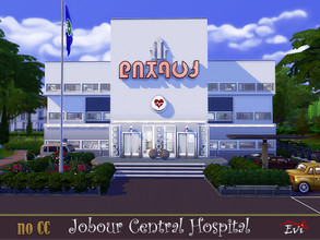 Sims 4 — Jobour Central Hospital by evi — A big ,modern hospital which provides patient treatment with specialized