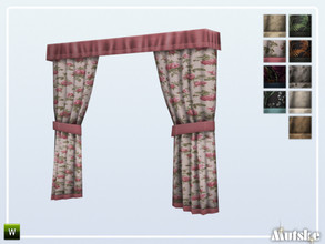 Sims 4 — Alma Grand Window Hangings Recolor A 2x1 by Mutske — This curtain is part of the Alma Constructionset. This is a
