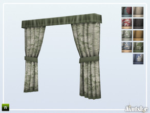 Sims 4 — Alma Grand Window Hangings Recolor B 2x1 by Mutske — This curtain is part of the Alma Constructionset. This is a