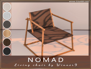 Sims 4 — Nomad Living chair by Winner9 — Living chair from my living room Nomad, you can find it easy in your game by