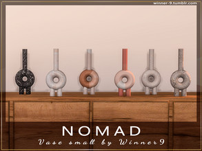 Sims 4 — Nomad Vase small by Winner9 — Vase small from my decorative set Nomad, you can find it easy in your game by