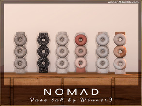 Sims 4 — Nomad Vase tall by Winner9 — Vase tall from my decorative set Nomad, you can find it easy in your game by typing