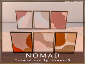 Sims 4 — Nomad Framed art by Winner9 — Framed art from my decorative set Nomad, you can find it easy in your game by