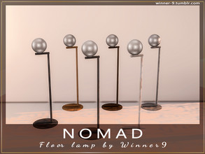 Sims 4 — Nomad Floor lamp by Winner9 — Floor lamp from my decorative set Nomad, you can find it easy in your game by