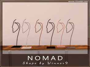 Sims 4 — Nomad Shape by Winner9 — Shape from my decorative set Nomad, you can find it easy in your game by typing Winner9