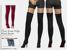 Sims 4 — Over Knee High Heel Boots by DarkNighTt — Over Knee High Heel Boots Have 12 colors. Detailed mesh. HQ mod